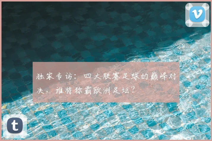 独家专访：四大联赛足球的巅峰对决，谁将称霸欧洲足坛？